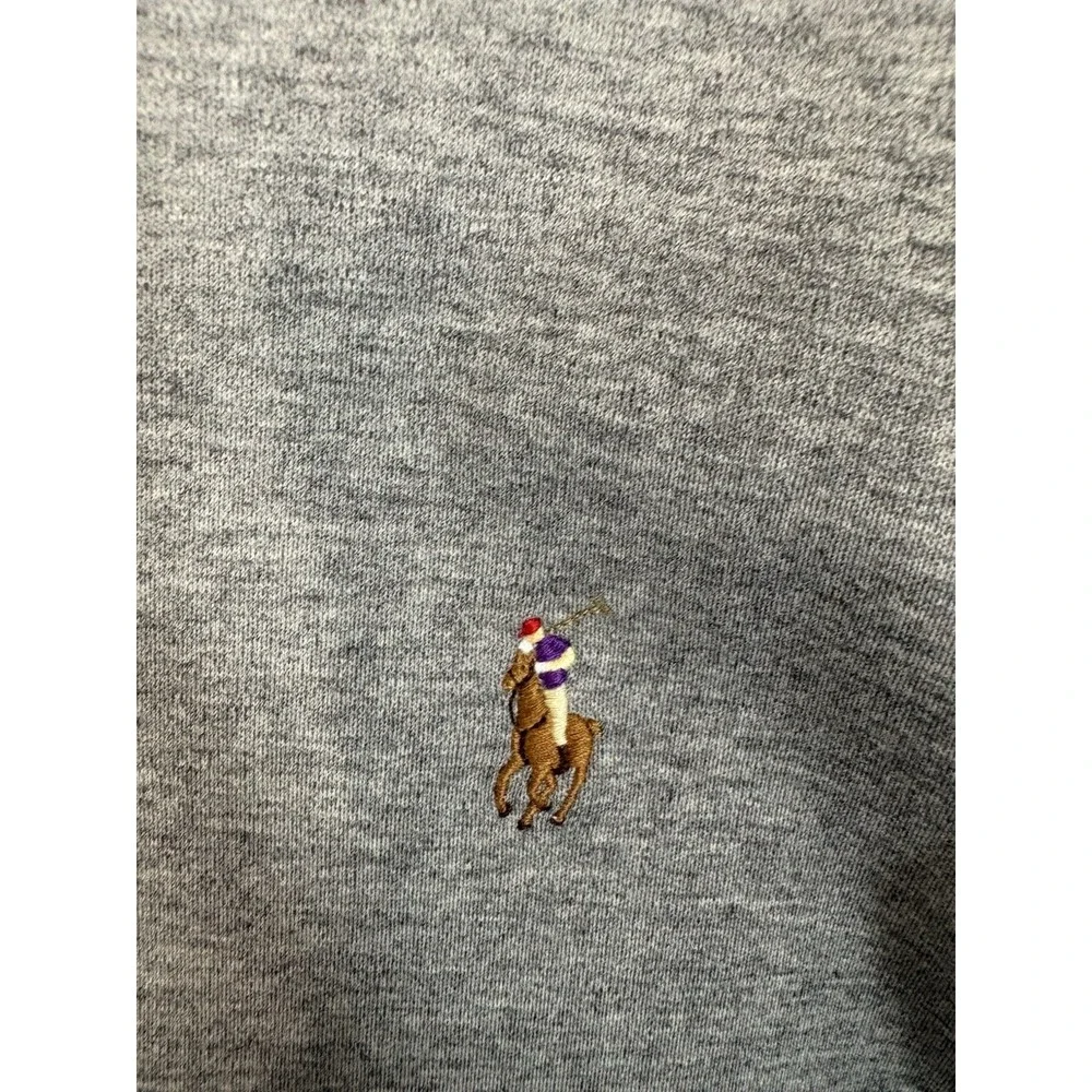 Polo Ralph Lauren Polo Shirt Mens Large Gray Classic Fit Short Sleeve Casual